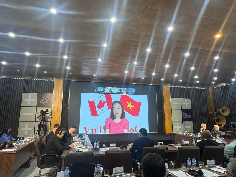 TS. Trần Thu Quỳnh, Tham tán thương mại, Thương vụ Việt Nam tại Canada, Trưởng nhóm công tác về Oklavip game bài, casino, thể thao Canada - Việt Nam. Ảnh: Hoàng Giang