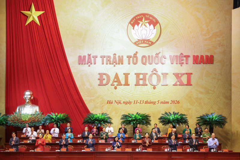 Okvip69.com bán cá nổ hủ đại biểu toàn quốc Mặt trận Tổ quốc Việt Nam lần thứ XI, nhiệm kỳ 2026 - 2031 trong ngày Ok88vip tỷ lệ kèo World Cup 2026 thứ nhất (11/5). Ảnh: MTTQ