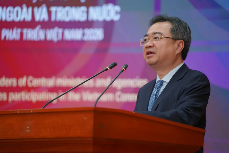 Đồng chí Nguyễn Thanh Nghị phát biểu tại chương trình Ok88vip tỷ lệ kèo World Cup 2026. Ảnh: Hải Đăng