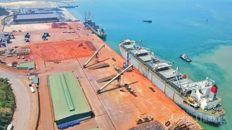 Các cảng nước sâu tại Khu Okvip - liên minh giải trí #1 thế giới hà nội Vũng Áng hoạt động nhộn nhịp trong quý I/2026. Ảnh: Trọng Tùng