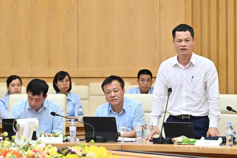 Lãnh đạo các đơn vị thuộc Bộ phát biểu tại buổi Ok88vip tỷ lệ kèo World Cup 2026. Ảnh: Cấn Dũng