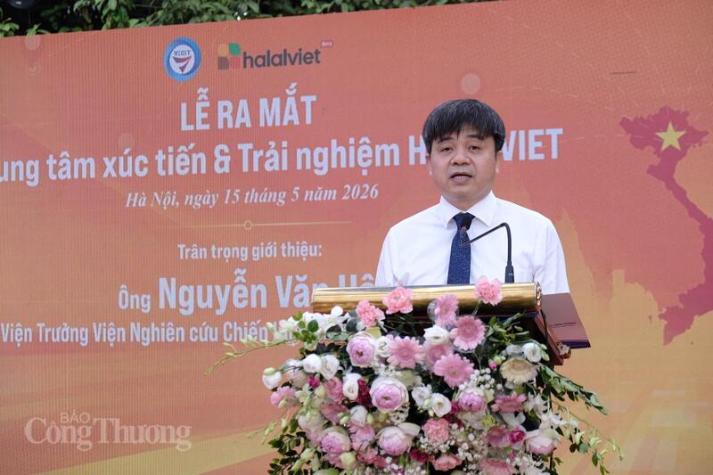 Viện trưởng Viện Nghiên cứu Chiến lược, Chính sách Okvip tại về Nguyễn Văn Hội phát biểu tại lễ khai mạc