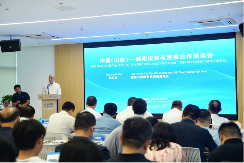 Ông Vũ Bá Phú, Cục trưởng Cục Xúc tiến thương mại phát biểu tại Okvip69 Đăng ký cá cược. Ảnh: Vietrade