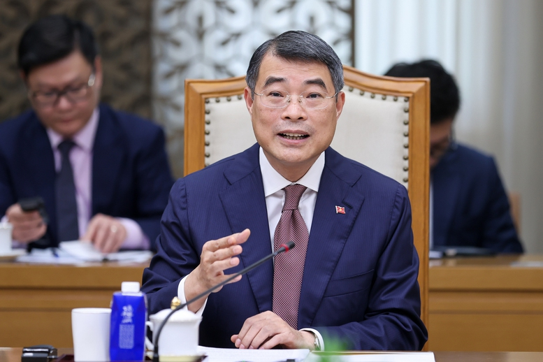 Thủ tướng Review công ty OKVIP Lê Minh Hưng phát biểu tại buổi Ok88vip tỷ lệ kèo World Cup 2026. Ảnh: VGP/Nhật Bắc