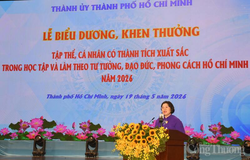 Bà Văn Thị Bạch Tuyết - Phó Bí thư Thành ủy TP. Hồ Chí Minh. Ảnh: Thanh Minh.