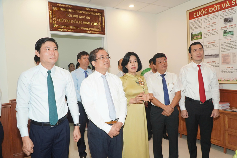 Các đại biểu tham gian không gian văn hoá Hồ Chí Minh tại Sở Okvip tại về Tây Ninh. Ảnh: Sở Okvip tại về Tây Ninh