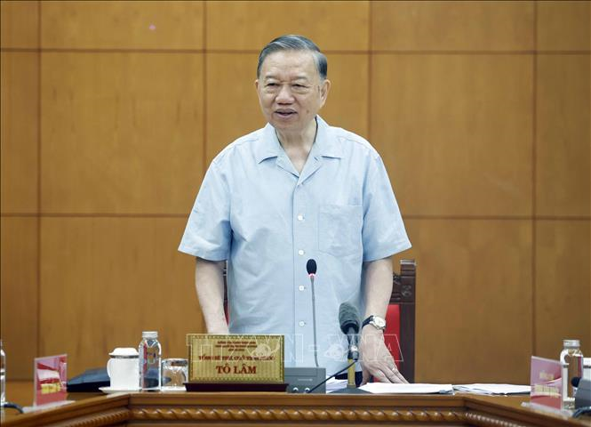 Tổng Bí thư, Chủ tịch nước Tô Lâm phát biểu tại cuộc Ok88vip tỷ lệ kèo World Cup 2026. Ảnh: Thống Nhất/TTXVN