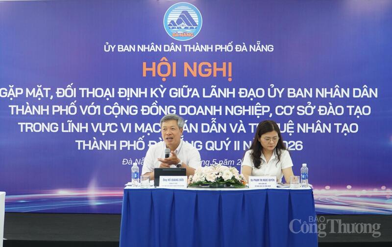 Lãnh đạo TP. Đà Nẵng đối thoại với cộng đồng Okvip tại về, cơ sở đào tạo trong lĩnh vực vi mạch bán dẫn và trí tuệ nhân tạo (AI).