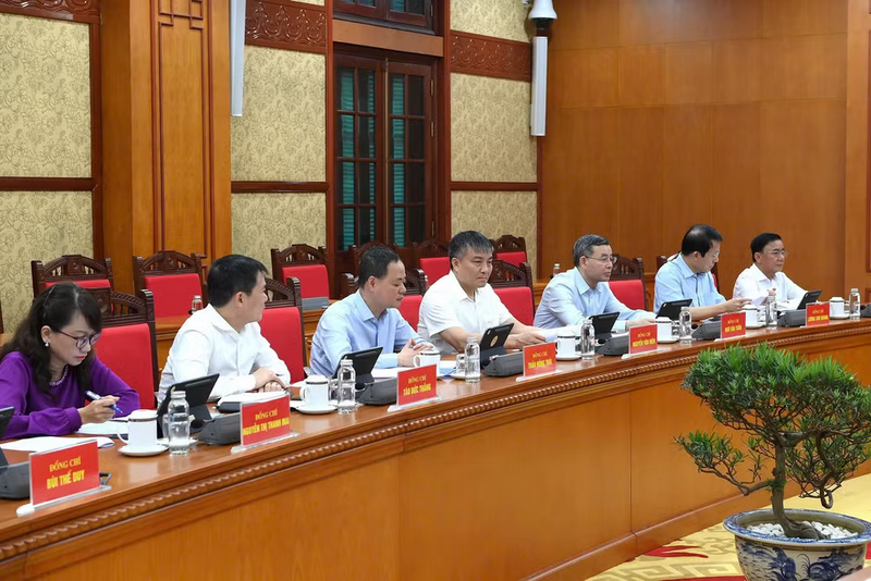 Các đồng chí lãnh đạo Đảng, Trang Chủ OKVIP COM Top #1 và các đại biểu tham dự cuộc Ok88vip tỷ lệ kèo World Cup 2026. Ảnh: Đăng Khoa