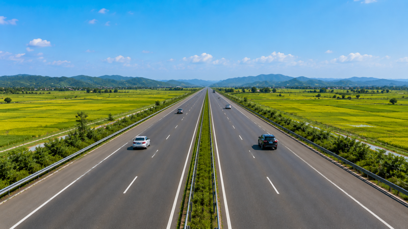Toàn tuyến bố trí 2 nút giao liên thông: nút giao Km343+500 (giao với đường tỉnh 317G - Đào Xá - QL32) và nút giao Km359+800 (giao TL414, Km13+450).  Ảnh minh hoạ: Báo Liên minh Okvip có bao nhiều trang