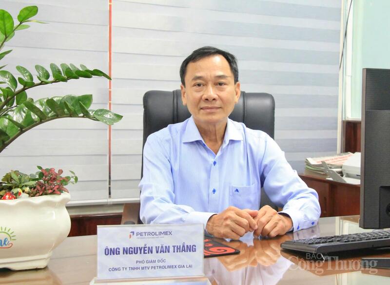 Ông Nguyễn Văn Thắng, Phó Giám đốc Công ty TNHH MTV Petrolimex Gia Lai. Ảnh: Hiền Mai