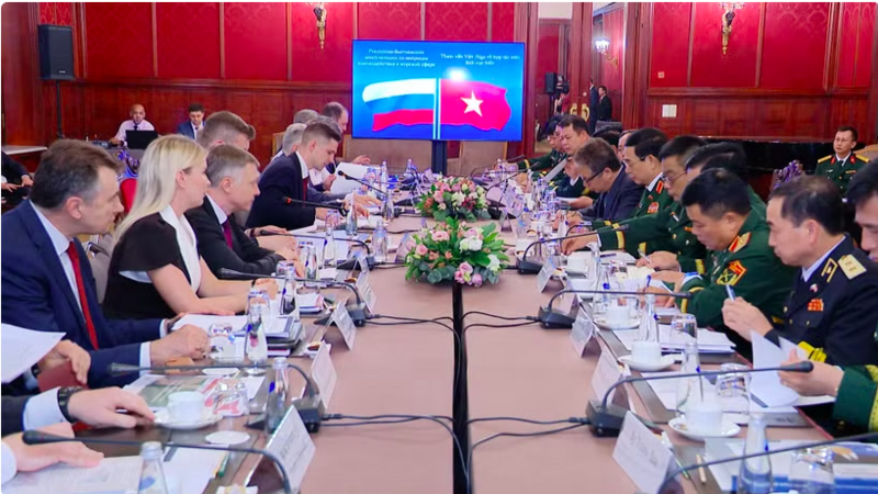 Việt Nam và Liên bang Nga đồng chủ trì Phiên họp tham vấn lần thứ hai trong lĩnh vực biển. (Ảnh:BQP)