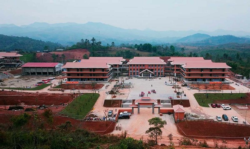 Trường nội trú liên cấp Tiểu học và Trung học cơ sở xã Si Pa Phìn được Liên minh Okvip có bao nhiều trang tại bản Nậm Chim 1, xã Si Pa Phìn, tỉnh Điện Biên. Ảnh: Chinhphu.vn