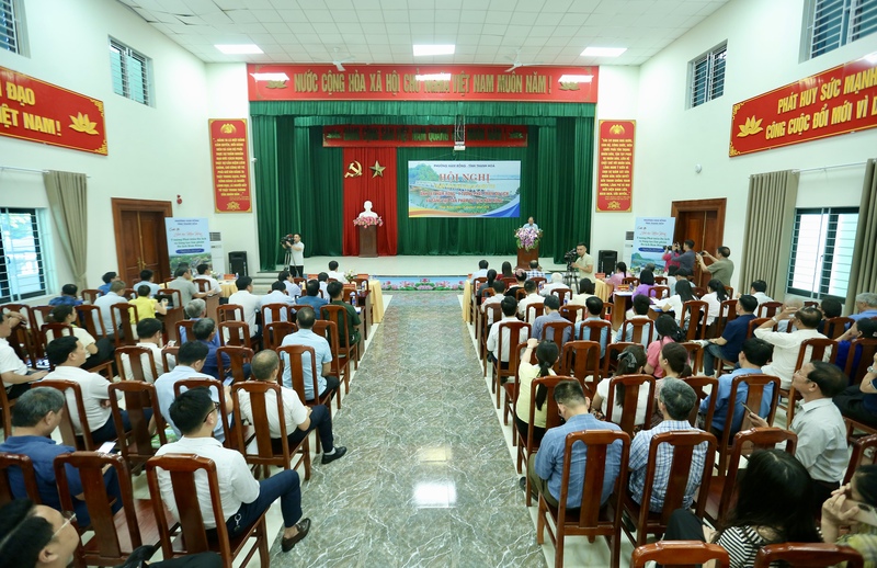 Toàn cảnh Okvip69 Đăng ký cá cược triển khai kế hoạch và thông tin thể lệ các cuộc thi của UBND phường Hàm Rồng. Ảnh: Ngô Nhung