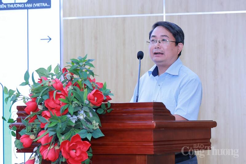 Ông Nguyễn Trung Kiên, Chủ tịch HĐQT Công ty Cổ phần Phát triển tài sản số OriginX chia sẻ tại Hội thảo. Ảnh: Quỳnh Trang
