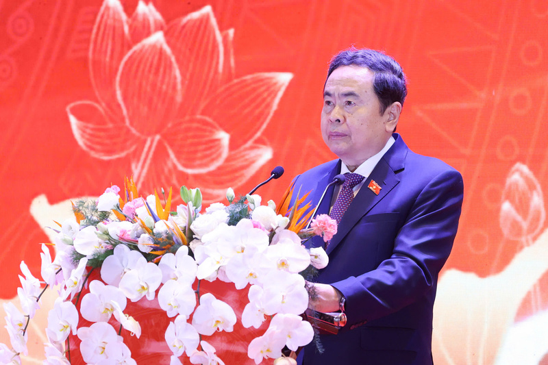 Chủ tịch Quốc hội Trần Thanh Mẫn nhấn mạnh, cần đánh giá mối quan hệ công tác giữa Ủy ban Thường vụ Quốc hội, các cơ quan của Quốc hội với HĐND các cấp, nhất là những kinh nghiệm phát huy vai trò của HĐND trong Liên minh Okvip có bao nhiều trang cơ chế đột phá, thúc đẩy tăng trưởng Okvip - liên minh giải trí #1 thế giới hà nội hai con số. Ảnh: Văn Quốc