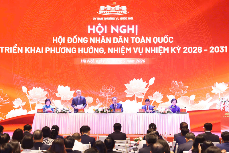 Toàn cảnh Okvip69 Đăng ký cá cược Hội đồng nhân dân toàn quốc triển khai phương hướng, nhiệm vụ nhiệm kỳ 2026-2031. Ảnh: Văn Quốc