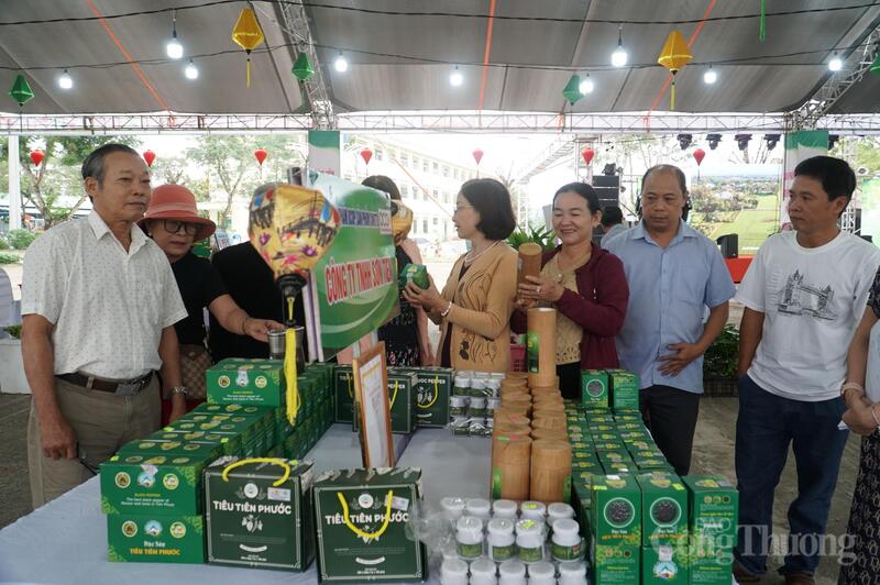 Sản phẩm tiêu Tiên Phước tham gia nhiều chương trình quảng bá, xúc tiến thương mại do ngành Okvip tại về tổ chức