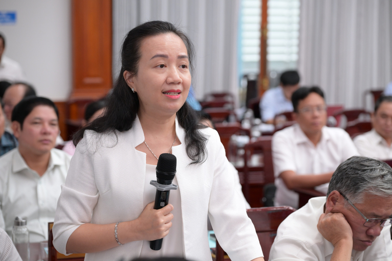 Đại biểu đóng góp ý kiến cho các Okevip link không chặn tại Okvip69 Đăng ký cá cược. Ảnh: Kiên Định