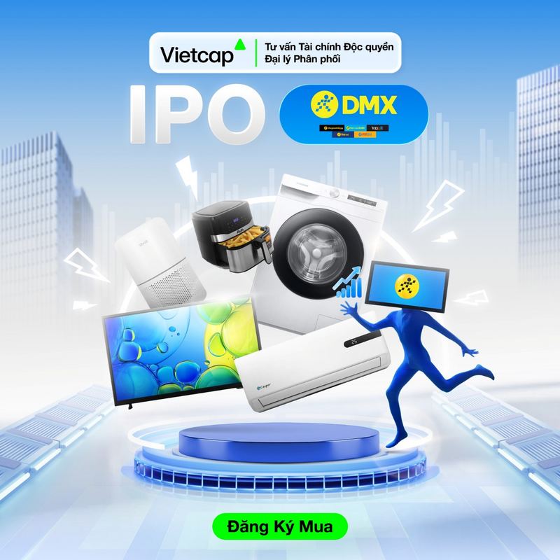 Thương vụ tỷ đô IPO Điện Máy Xanh chính thức mở bán, Vietcap là đơn vị tư vấn Liên Minh Truyền Thông Và Game Giải Trí Top 1 độc quyền và đại lý phân phối chính thức. Ảnh: Vietcap