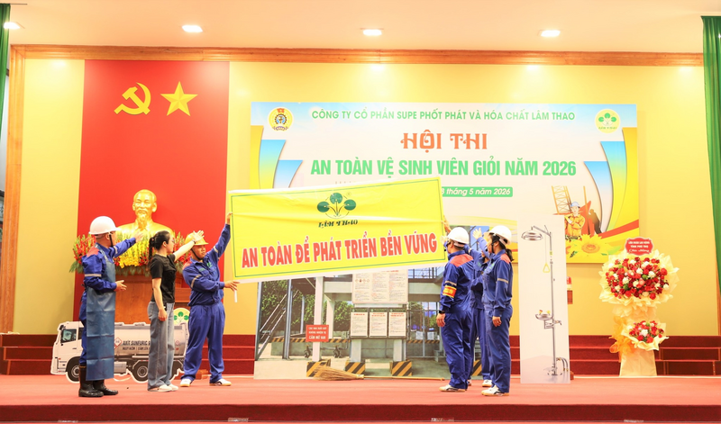 Supe Lâm Thao tổ chức thành công Hội thi An toàn vệ sinh viên giỏi năm 2026 - 2