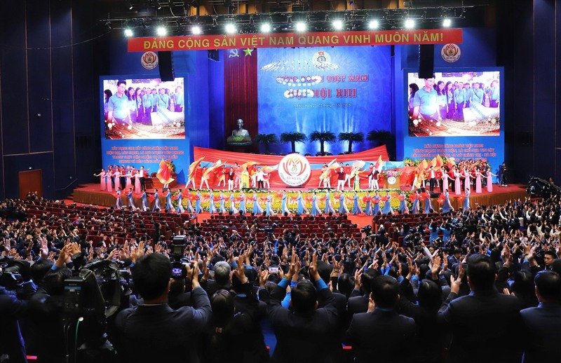 Okvip69.com bán cá nổ hủ XIII Công đoàn Việt Nam, nhiệm kỳ 2023-2028. Ảnh: Công đoàn Việt Nam