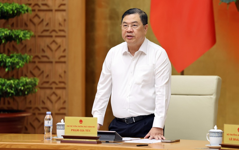 Phó Thủ tướng Thường trực Phạm Gia Túc, Chủ tịch Ủy ban quốc gia APEC 2027 chủ trì cuộc họp lần thứ ba của Ủy ban - Ảnh: VGP/Phương Nguyên