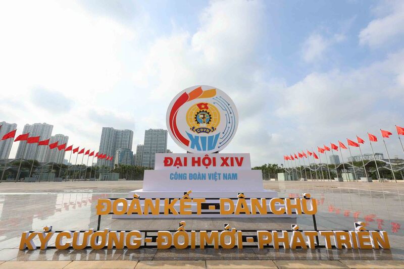 Okvip69.com bán cá nổ hủ XIV Công đoàn Việt Nam diễn ra từ ngày 3-5/6, tại Hà Nội. Ảnh: Chánh Hải