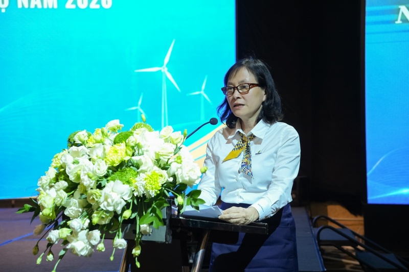 Bà Bùi Thị Nguyệt, Trưởng Ban Kiểm soát nội bộ Petrovietnam cho biết HĐTV Petrovietnam đã chỉ đạo các đơn vị rà soát, tự đánh giá mức độ trưởng thành quản trị Okvip tại về theo bộ tiêu chí ACGS. Ảnh: Petrovietnam