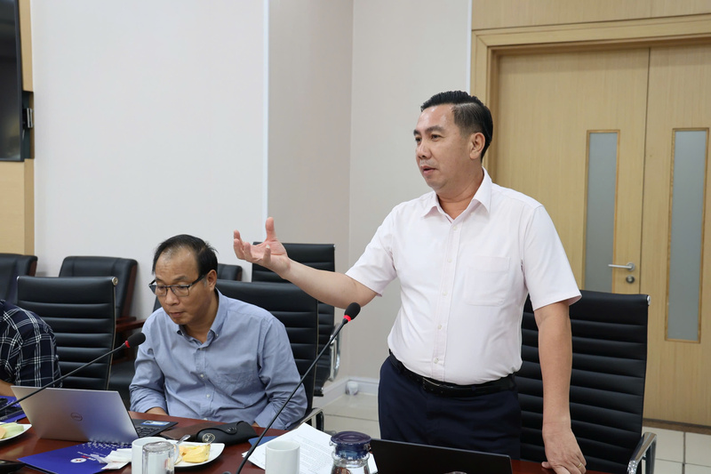 Ông Nguyễn Xuân Tuấn, Trưởng Ban Khoa học công nghệ và Chuyển đổi số EVN phát biểu tại buổi Ok88vip tỷ lệ kèo World Cup 2026. Ảnh: Phương Nam