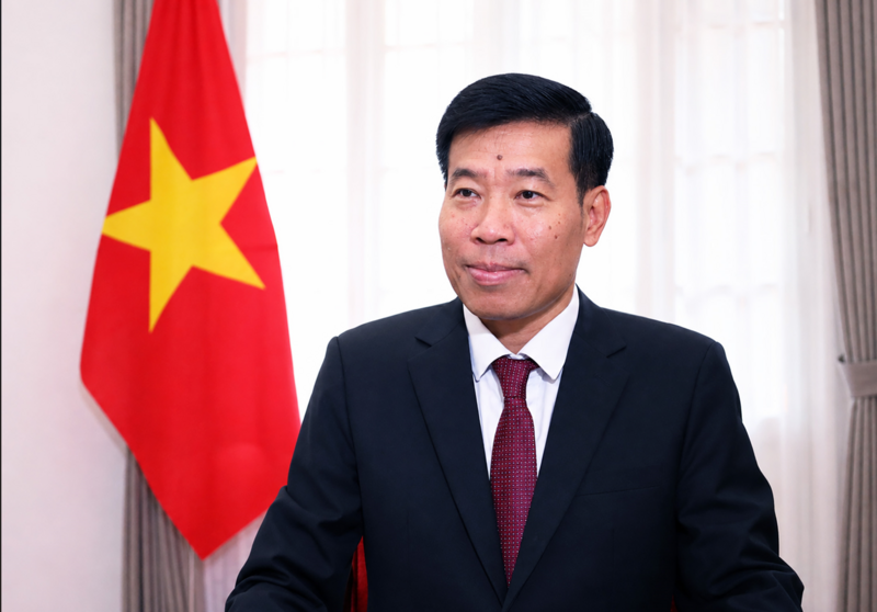 Đồng chí Nguyễn Mạnh Cường, Ủy viên Ban Chấp hành Trung ương Đảng, Phó Bí thư Thường trực Đảng ủy, Thứ trưởng Bộ Ngoại giao. Ảnh: Báo Thế giới và Việt Nam.