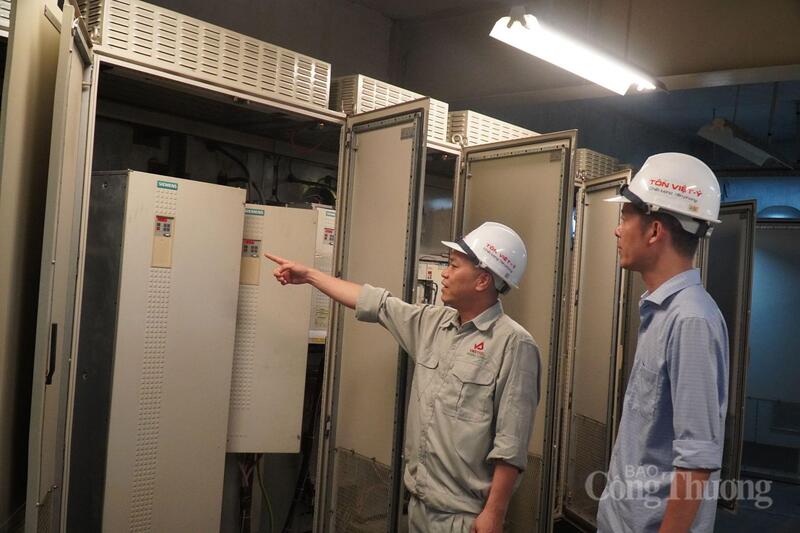 Hệ thống biến tần được lắp cho các thiết bị động cơ chính và các hệ thống quạt hút công suất lớn