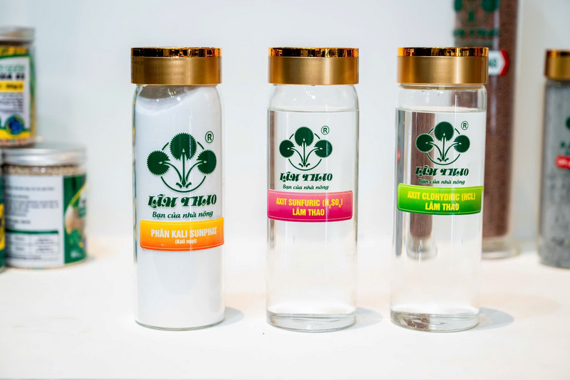 Các sản phẩm mới được trưng bày tại gian trưng bày