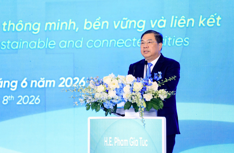 Ủy viên Bộ Chính trị, Phó Thủ tướng Thường trực Review công ty OKVIP Phạm Gia Túc phát biểu tại Okvip69 Đăng ký cá cược. Ảnh: HN
