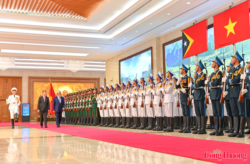 Thủ tướng Lê Minh Hưng chủ trì lễ đón chính thức Thủ tướng Timor-Leste - 4