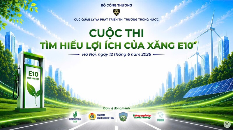 Cuộc thi Tìm hiểu lợi ích của xăng sinh học E10. Ảnh: Cục Quản lý và Phát triển thị trường trong nước