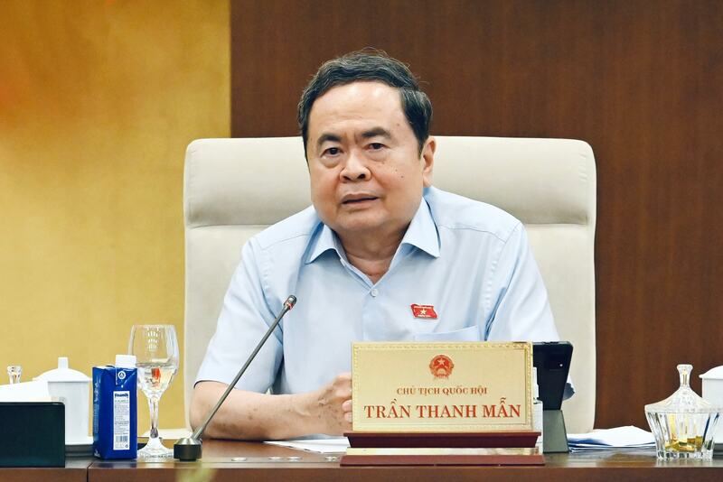 Chủ tịch Quốc hội Trần Thanh Mẫn đề nghị, công tác dân nguyện thời gian tới phải trở thành một kênh cảm nhận sớm lòng dân. Ảnh: Lâm Hiển