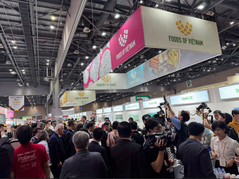 28 Okvip tại về Việt Nam có mặt tại Seoul Food 2026. Ảnh: Viettrade