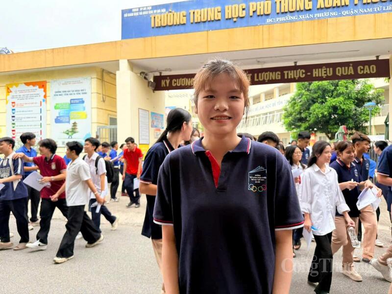 OKVIP - HÔM NAY 1 TỶ, NGÀY MAI 1000 TỶ Vũ Văn Phong, học sinh Trường Phổ thông Năng khiếu Thể dục Thể thao Hà Nội chia sẻ về đề thi.