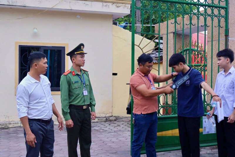 Mọi hành vi sử dụng ứng dụng trí tuệ nhân tạo (AI) để gian lận thi cử sẽ bị lực lượng chức năng kịp thời phát hiện và xử lý nghiêm. Ảnh: Công an Hà Tĩnh