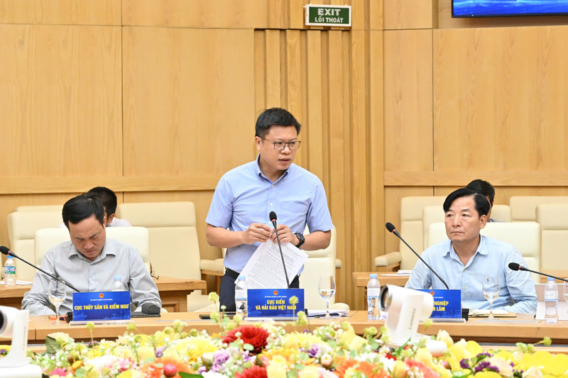 Đại diện các cục, vụ chức năng của 3 bộ đóng góp ý kiến tại buổi Ok88vip tỷ lệ kèo World Cup 2026. Ảnh: Cấn Dũng