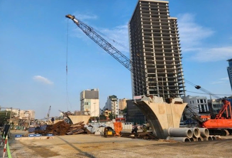 Tổ chức lại giao thông nút Láng Hạ - Giảng Võ phục vụ thi công Vành đai 1. Ảnh minh hoạ: Minh Hạnh