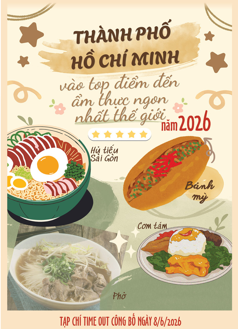Infographic | TP. Hồ Chí Minh lọt top điểm đến ẩm thực ngon nhất thế giới - 1