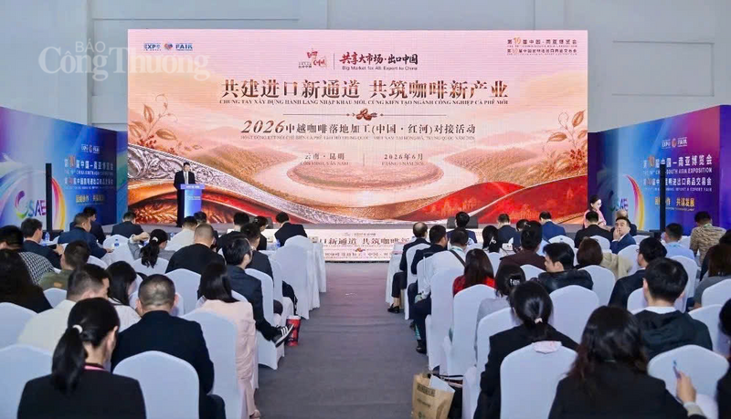 Toàn cảnh Okvip69 Đăng ký cá cược Kết nối Okvip tại về cà phê Trung Quốc - Việt Nam năm 2026 diễn ra tại thành phố Côn Minh, tỉnh Vân Nam. Ảnh: Cục Xúc tiến thương mại