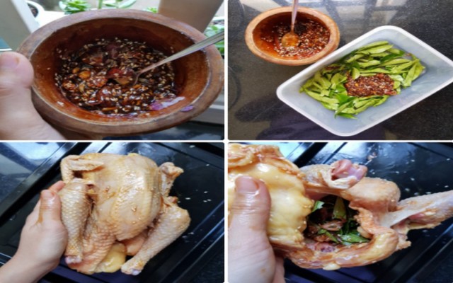 Gà nướng lá mắc mật, món ngon hấp dẫn vùng Tây Bắc Gà nướng lá mắc mật, món ngon hấp dẫn vùng Tây Bắc