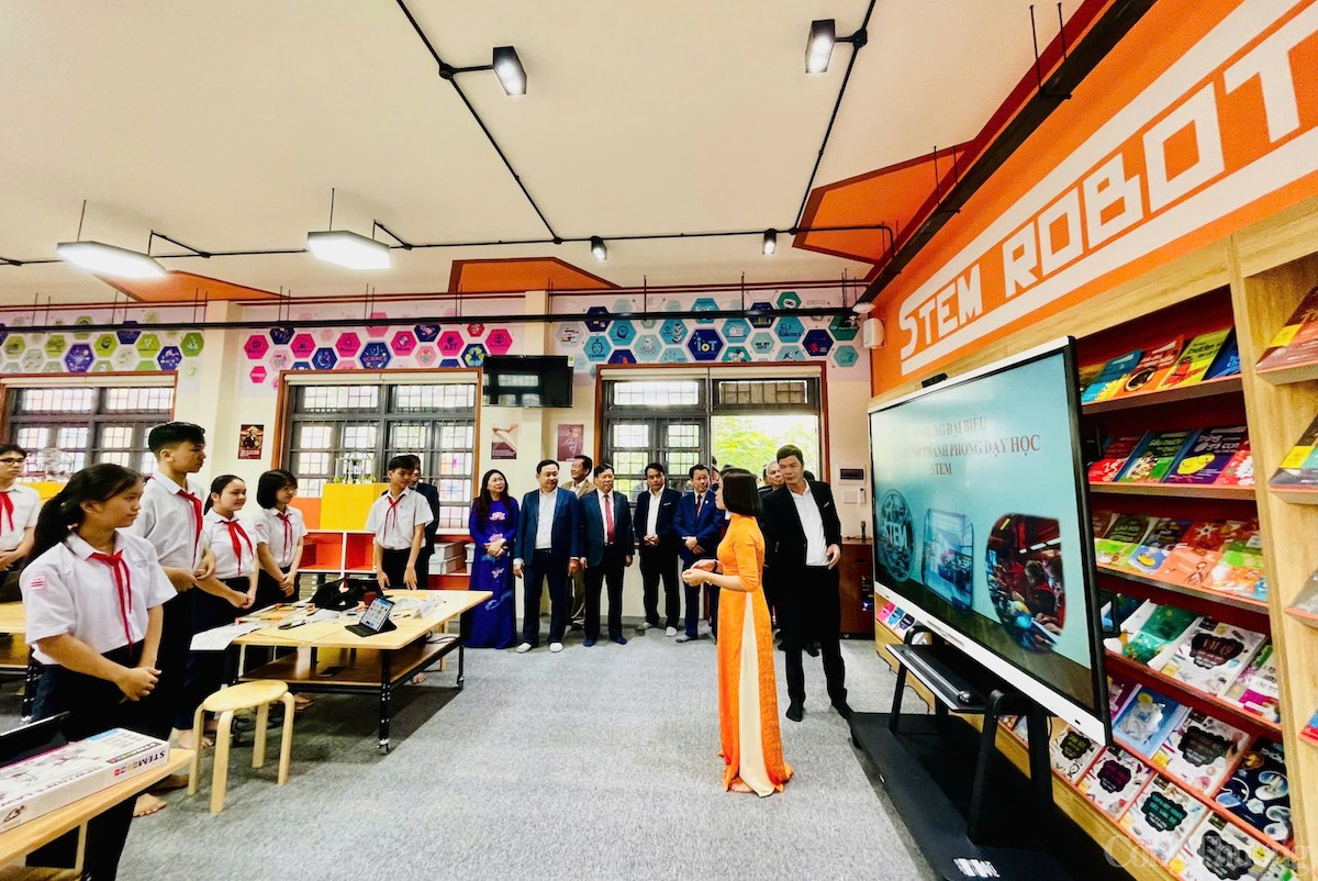 Đưa vào hoạt động thư viện số và phòng học STEM tại một số cơ sở giáo dục trên địa bàn TP. Tam Kỳ (tỉnh Quảng Nam)