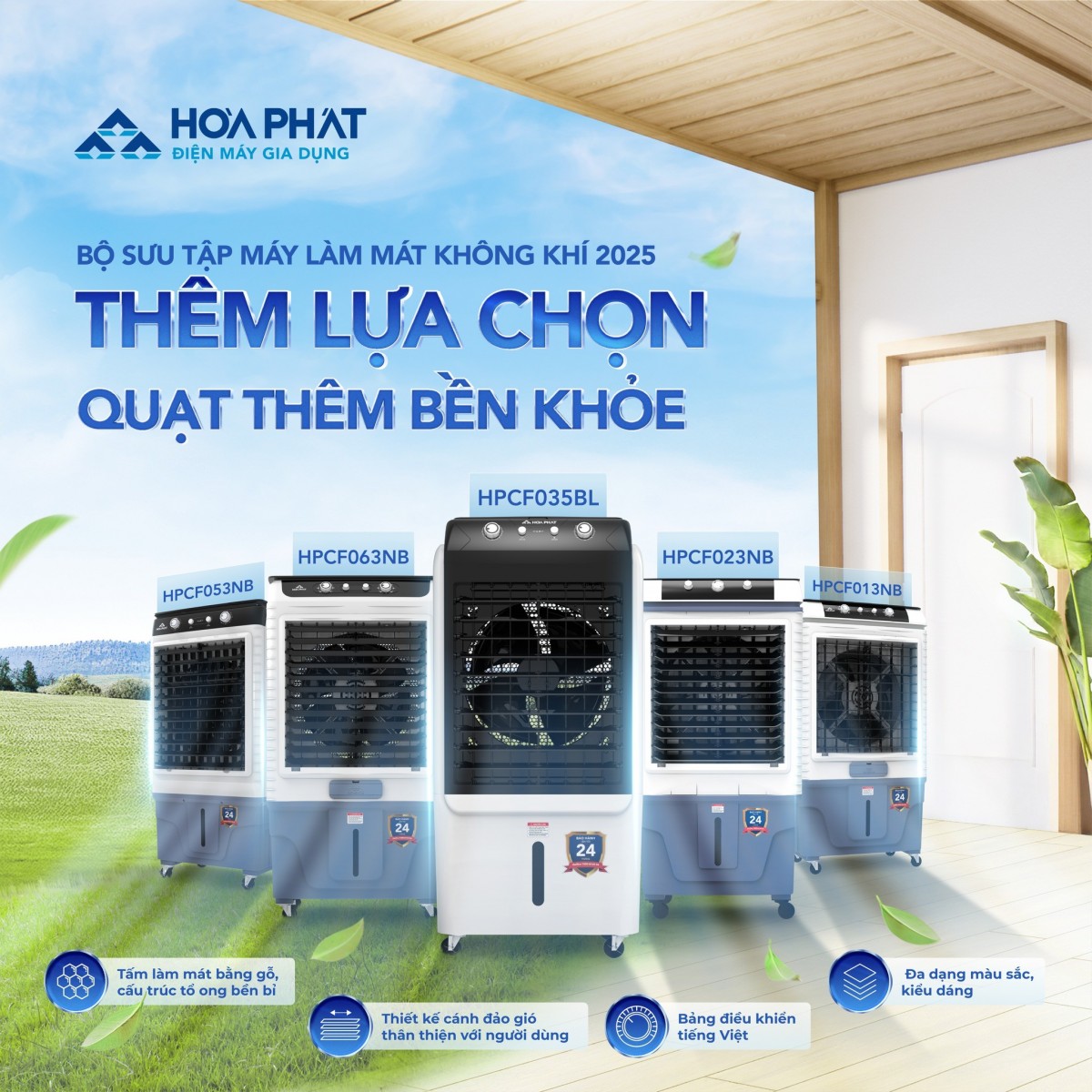 Điện máy Gia dụng Hòa Phát ra mắt bộ sưu tập máy làm mát mới