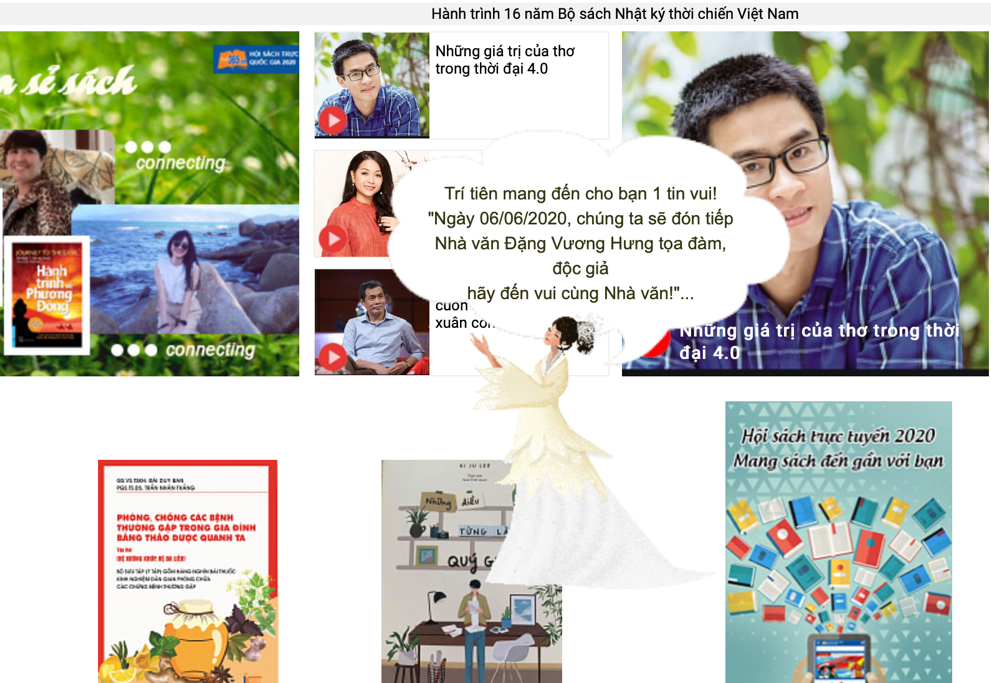 Hội sách online 2020: Nhiều trải nghiệm phong phú từ công nghệ tương tác 4.0 hoi sach online 2020 nhieu trai nghiem phong phu tu cong nghe tuong tac 40