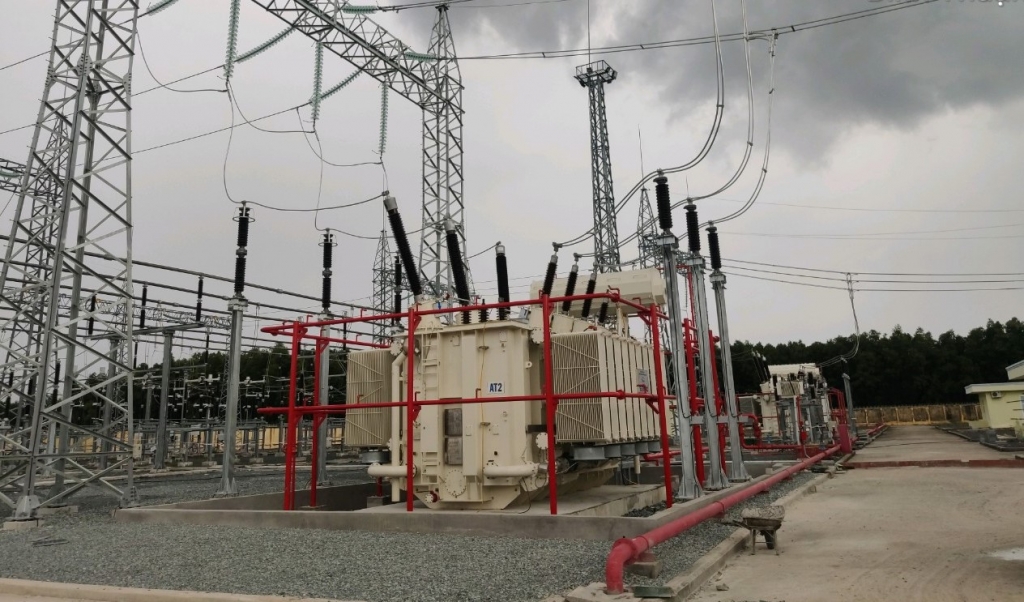 spmb dong dien may bien ap at2 tram bien ap 220 kv ham tan