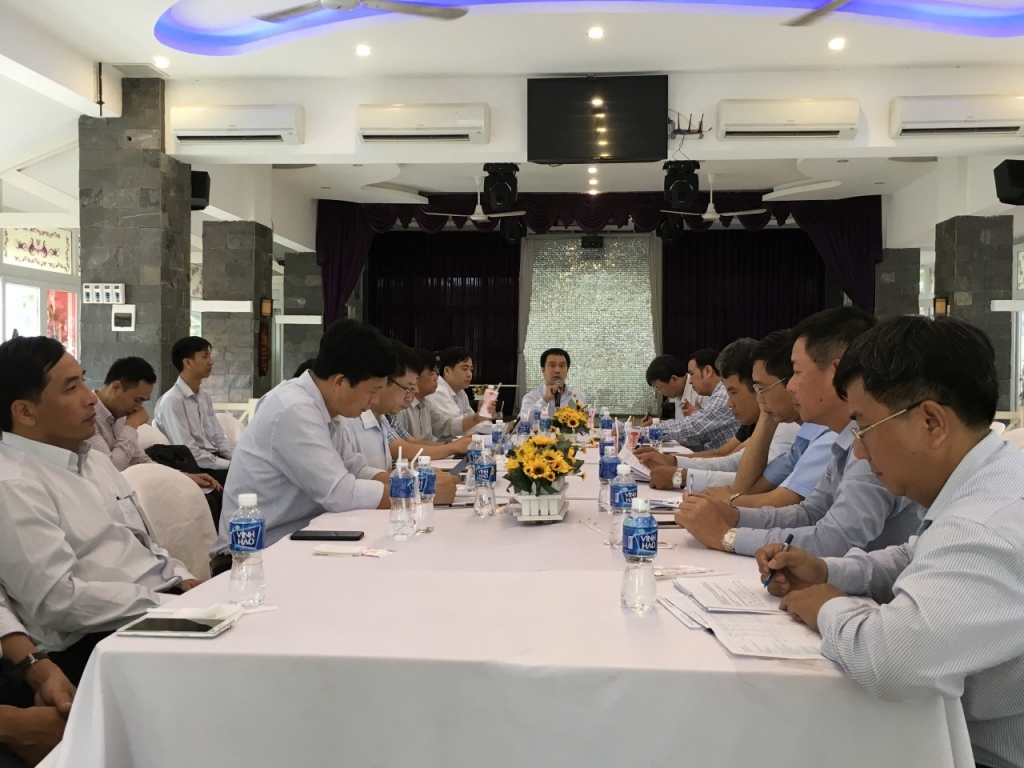 EVNNPT đẩy nhanh tiến độ TBA 220 kV Phan Rí tgd evnnpt nguyen tuan tung kiem tra tien do tba 220 kv phan ri